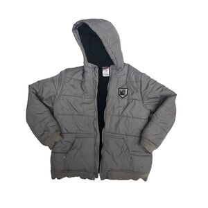 DISNEY Pirates of the Caribbean Puffy Puffer Jacket Sz Youth L 10/12
